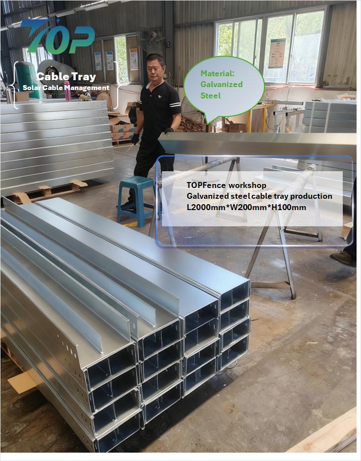 Galvanized Solar Cable Tray Production at Pagpapadala