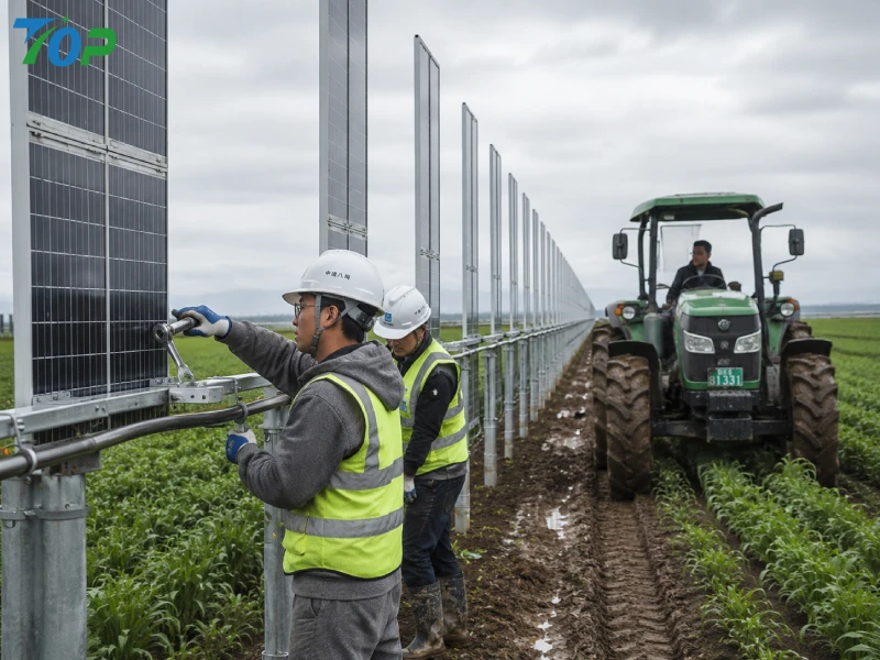 Paano Binabawasan ng Vertical Solar Systems ang Farm Carbon Footprint