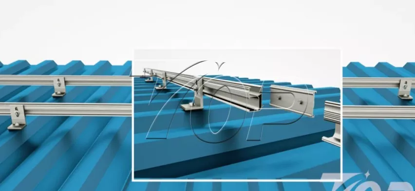 Aluminum Solar Panel Mounting Rail Brackets