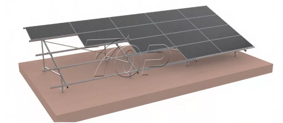 Solar Panel Aluminum Ground Mounting Racking System