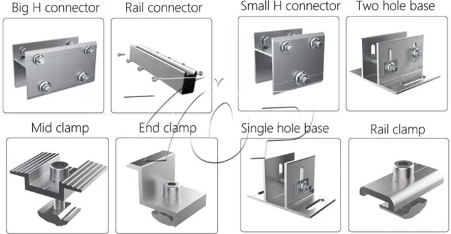 Solar Panel Aluminum Ground Mounting Racking System