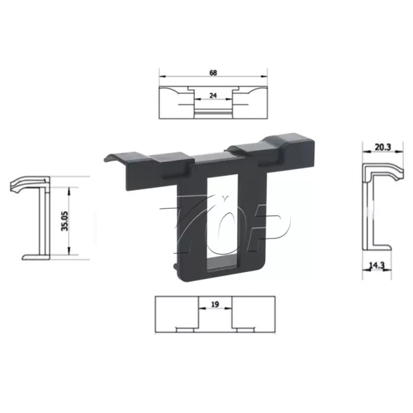 Plastic Water Drainase Clip