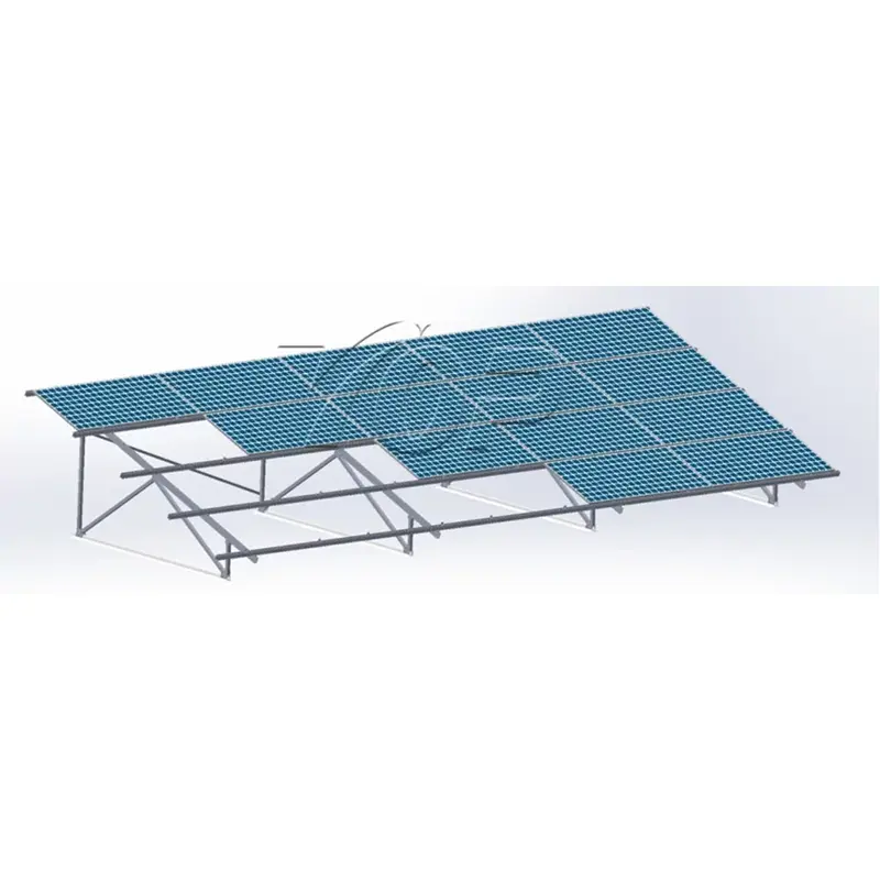 Triangular Solar Mounting System para sa Metal Roofs